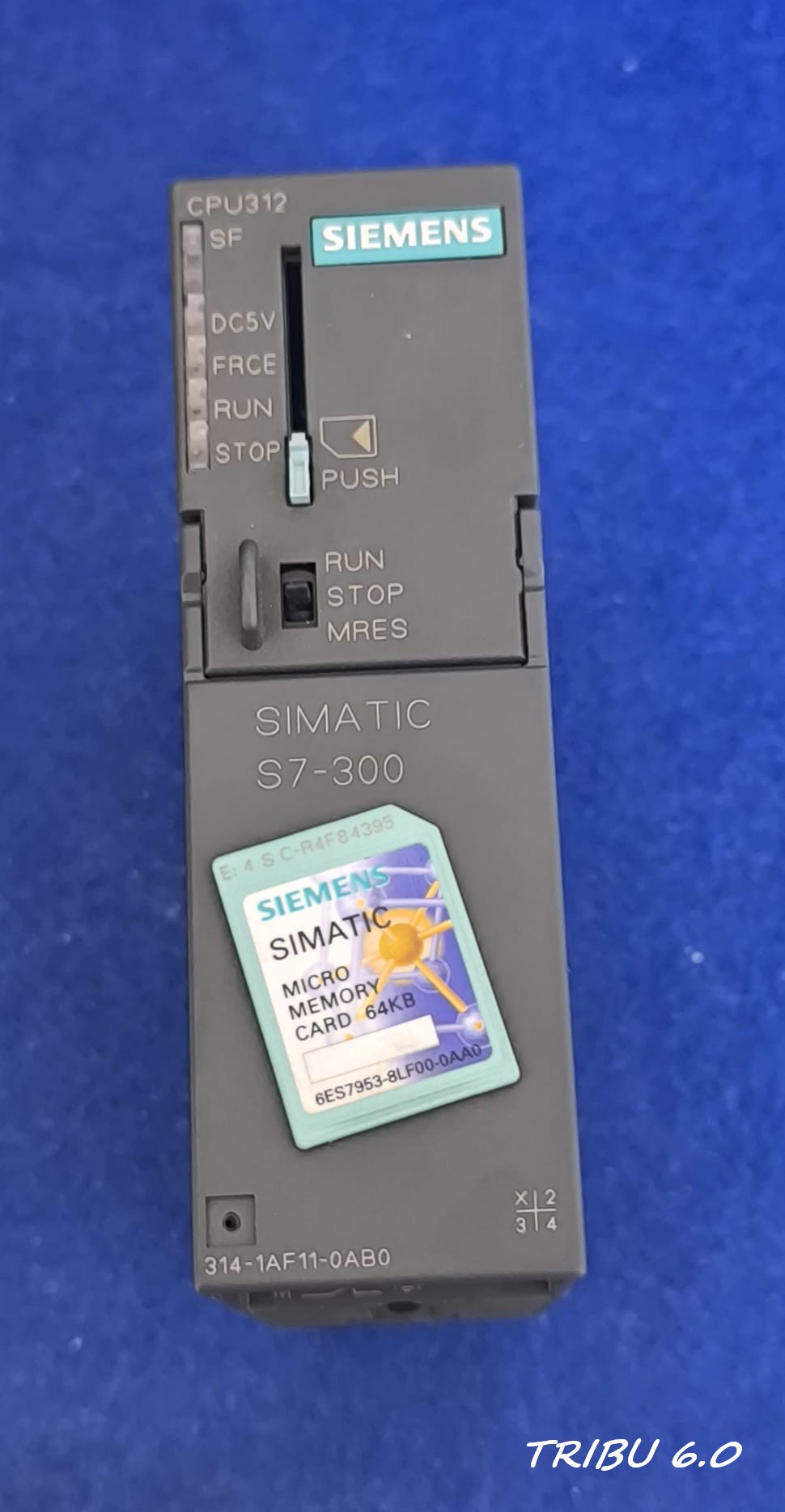 SIEMENS 6ES7 312-1AD10-0AB0 + MMC 64 KB SIMATIC S7-300 CPU 312