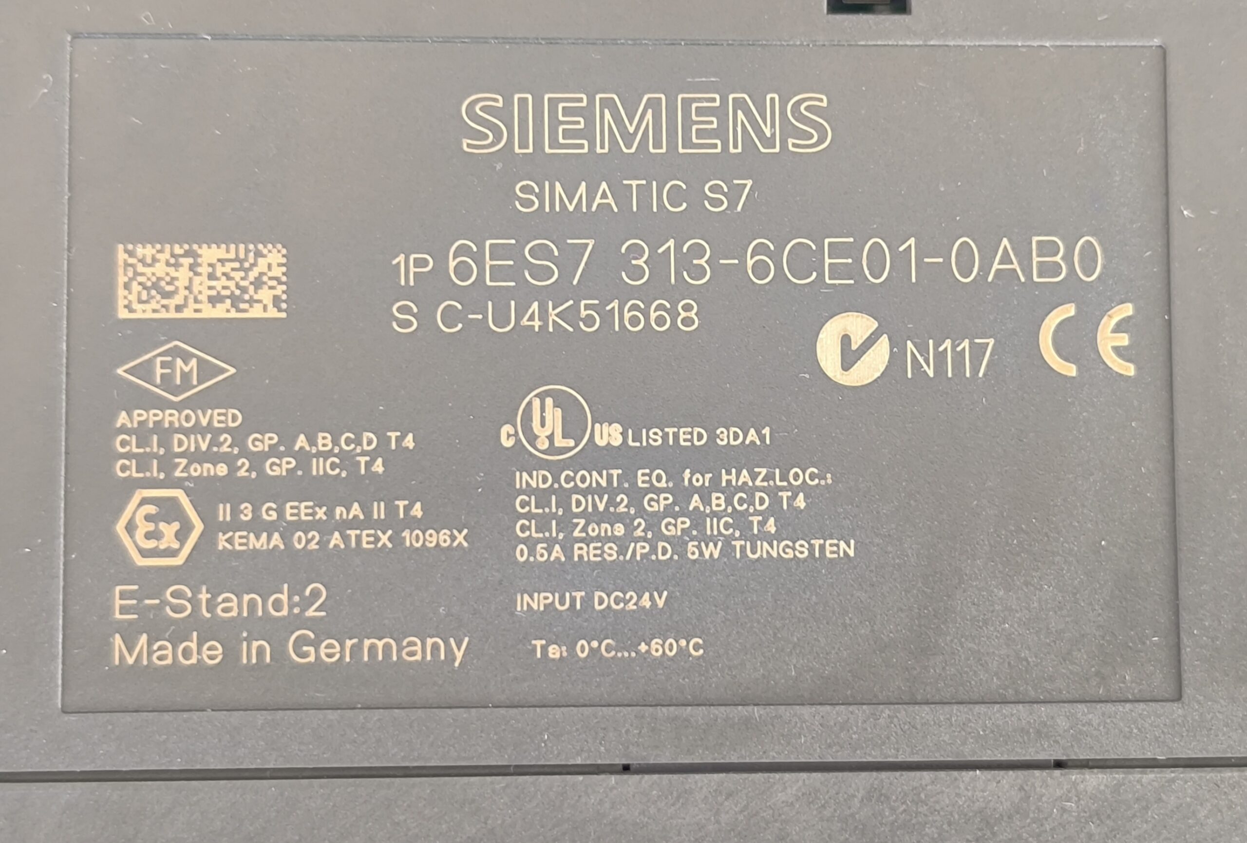 SIEMENS SIMATIC S7-300 6ES7 313-6CE01-0AB0 CPU 313C-2DP + MMC 64KB 953-8LF20 - Imagen 7