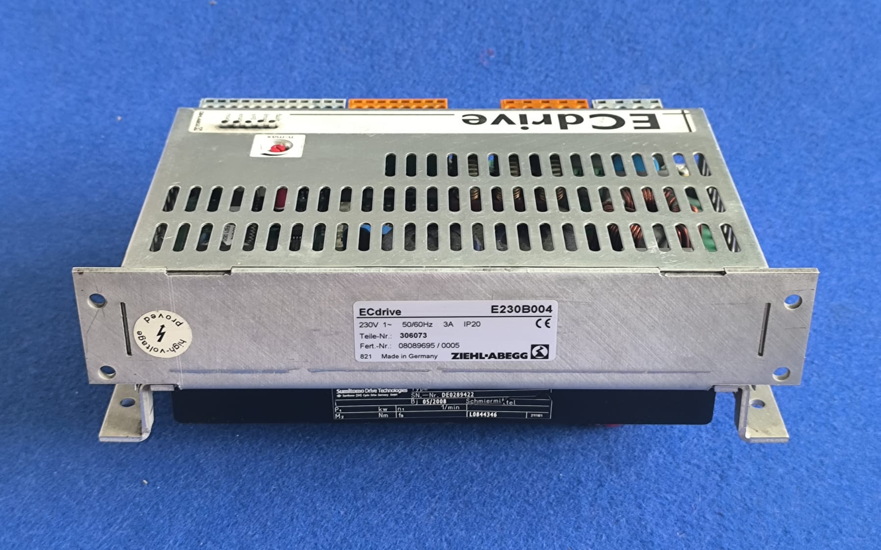 CONTROLADOR ZIEHL-ABEGG ECdrive E230B004 Nº 306073 SUMITOMO - Imagen 9