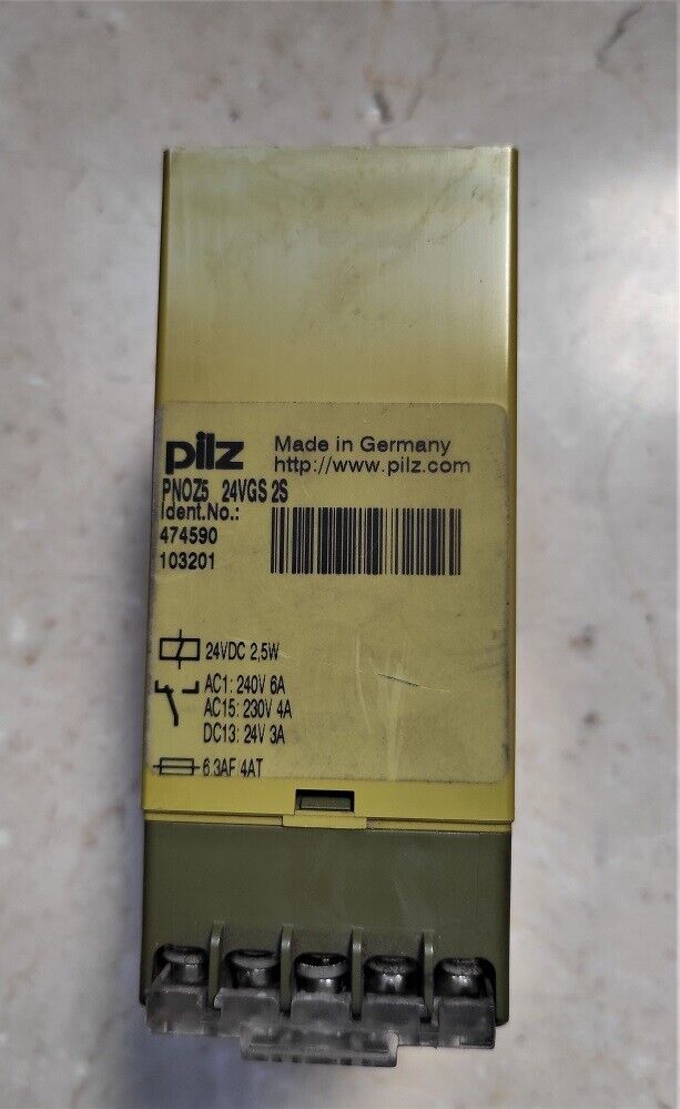 RELE DE SEGURIDAD PILZ PNOZ 5 24VGS 2S 474590 - Imagen 3