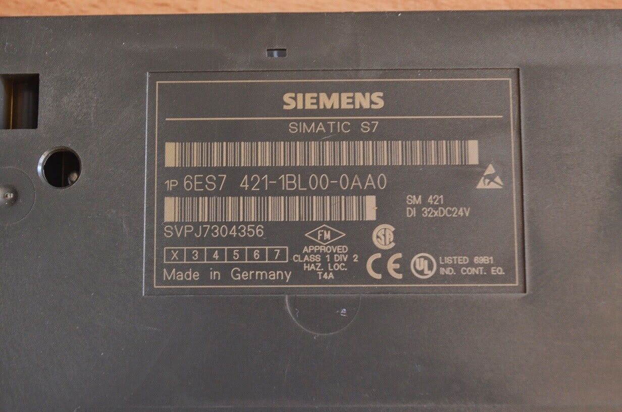 SIEMENS 6ES7 421-1BL00-0AA0 SIMATIC S7-400 SM421 32 ENTRADAS DIGITALES + 492-1AL00-0AA0 - Imagen 3