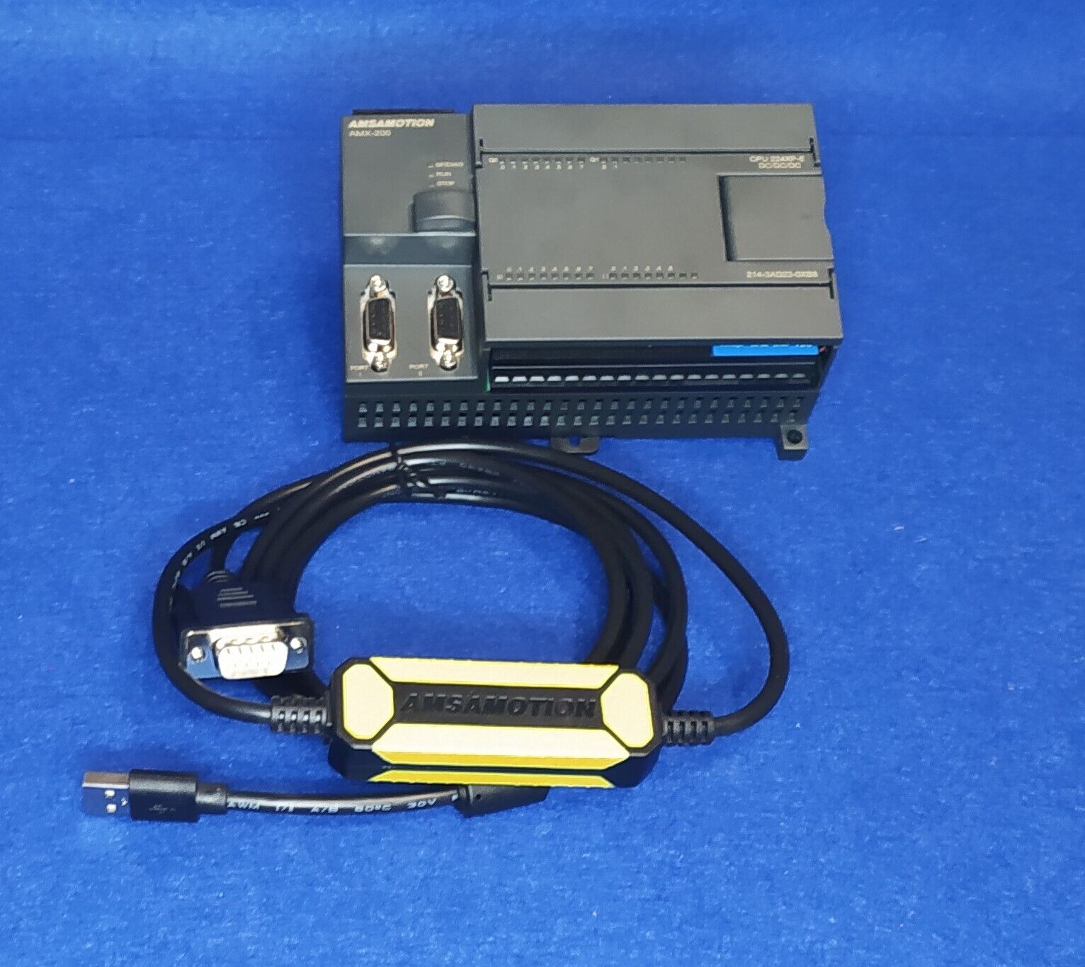 CONJUNTO CPU AMX 214-3AD23-0XB8 + CABLE USB-PPI para PLC S7-200 - Imagen 3