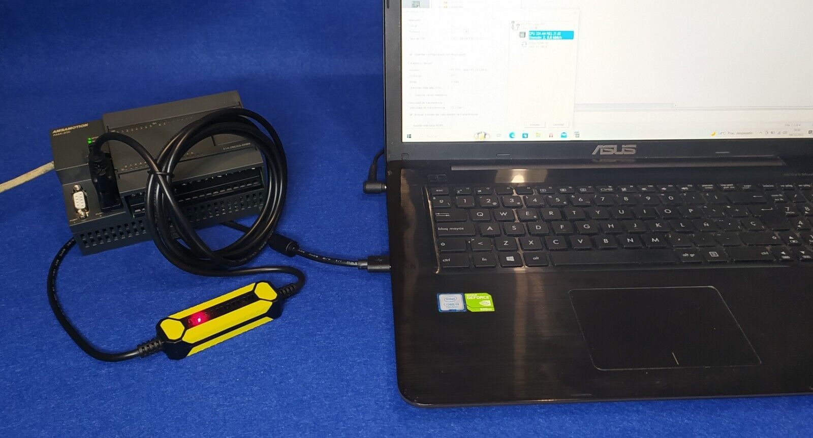 CONJUNTO CPU AMX 214-3AD23-0XB8 + CABLE USB-PPI para PLC S7-200 - Imagen 4