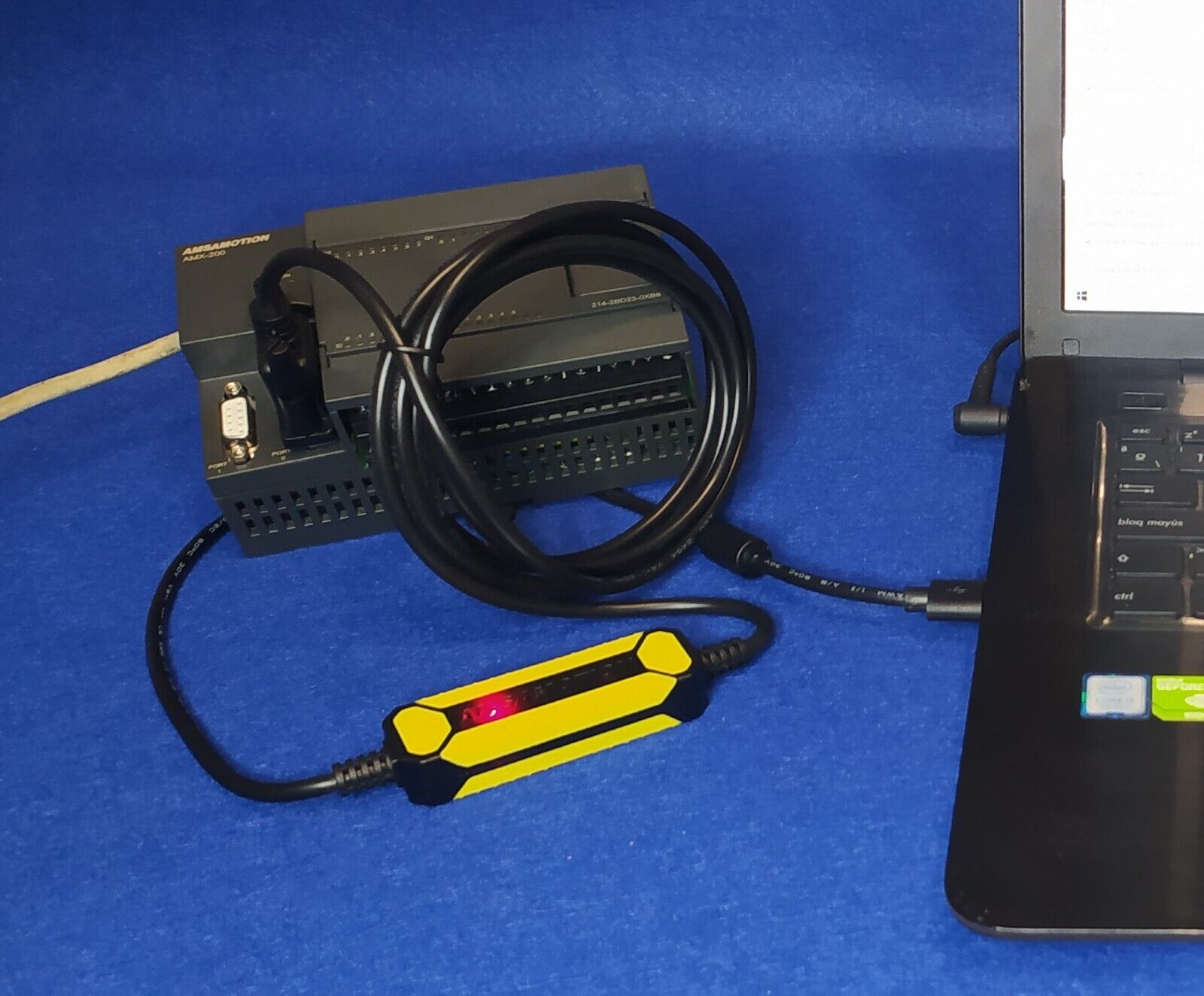 CONJUNTO CPU AMX 214-3AD23-0XB8 + CABLE USB-PPI para PLC S7-200 - Imagen 6