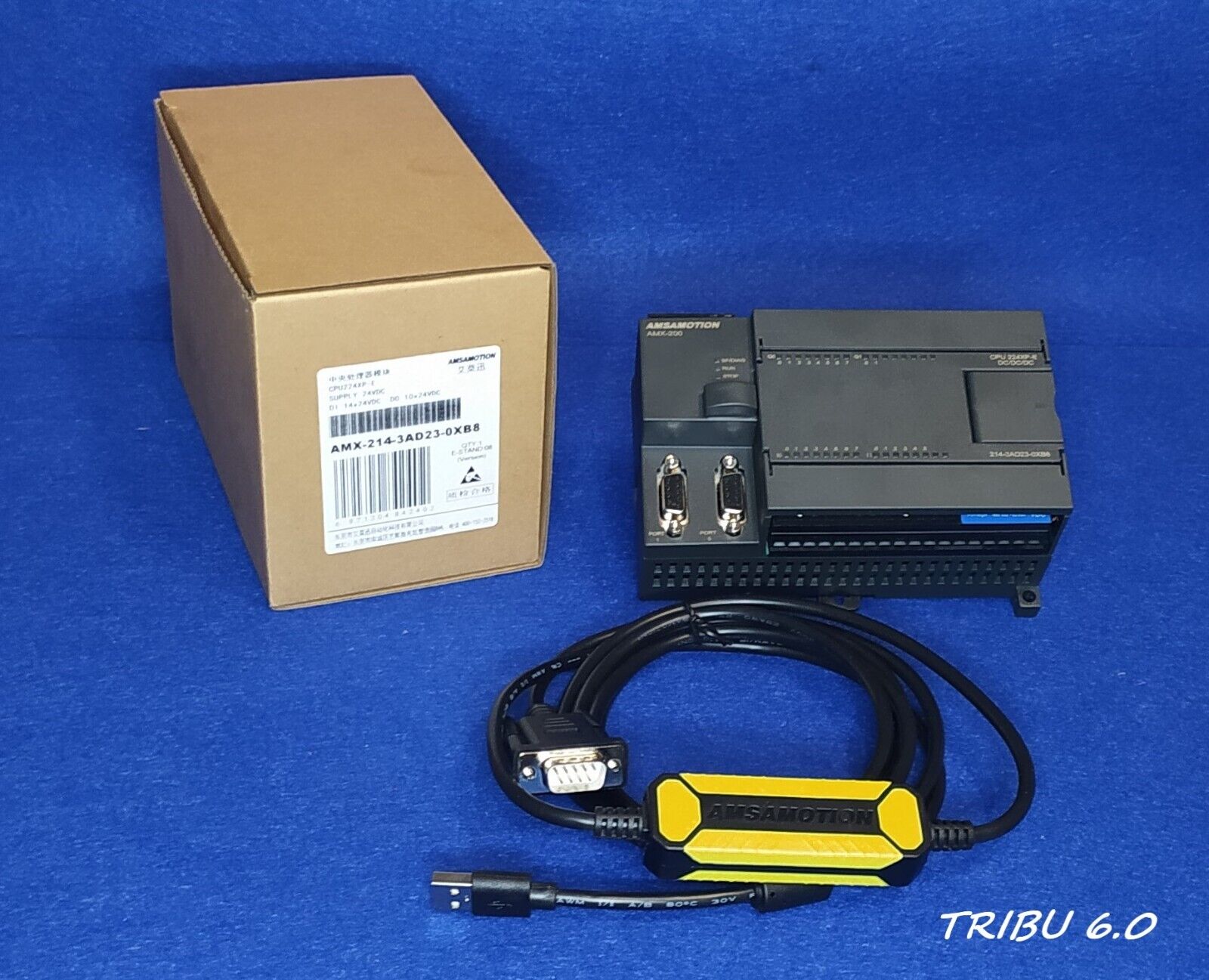 CONJUNTO CPU AMX 214-3AD23-0XB8 + CABLE USB-PPI para PLC S7-200