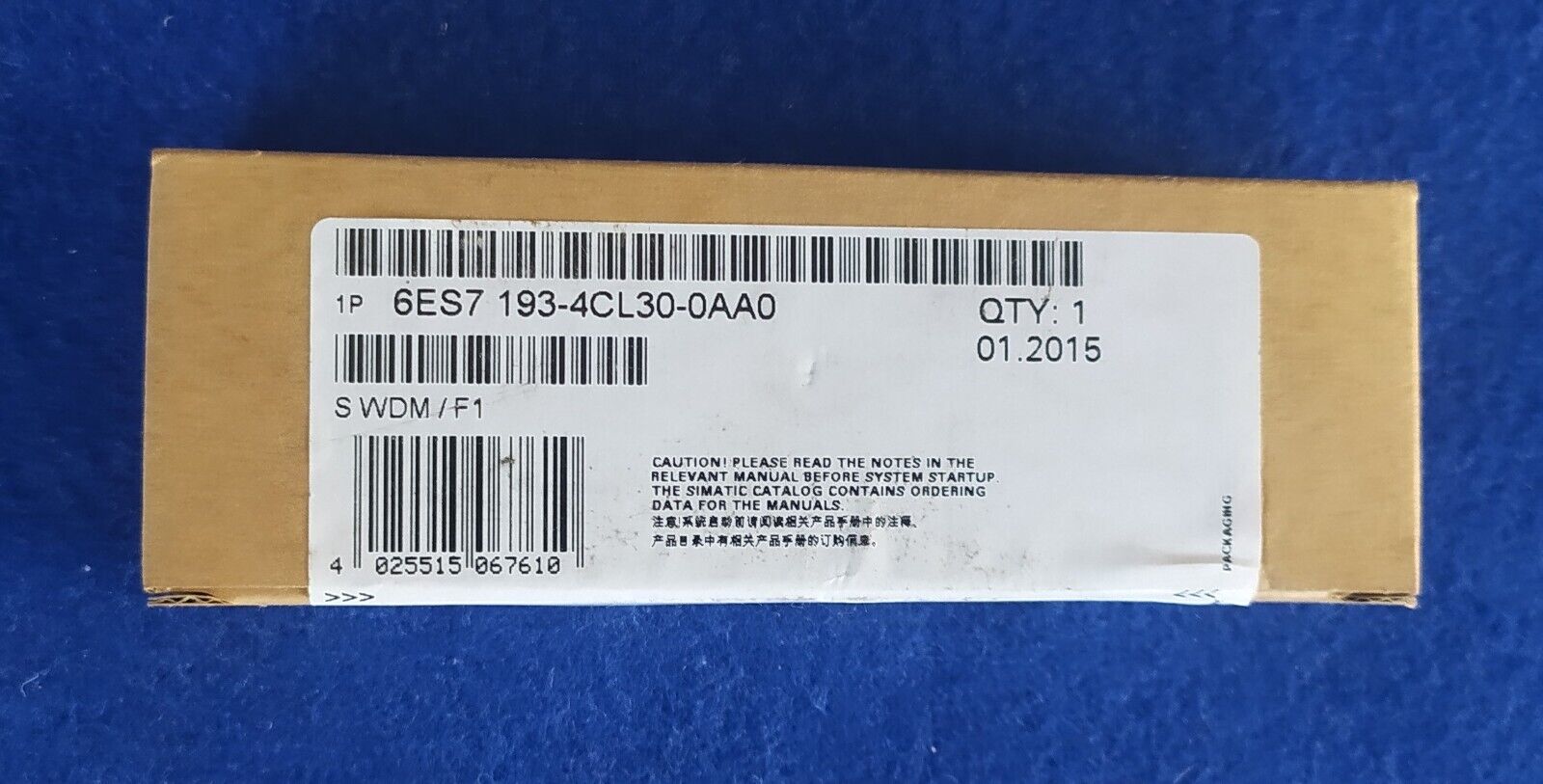 SIEMENS SIMATIC ET 200S TERMINAL MODULE 6ES7 193-4CL30-0AA0 ¡¡SIN ABRIR!! - Imagen 3