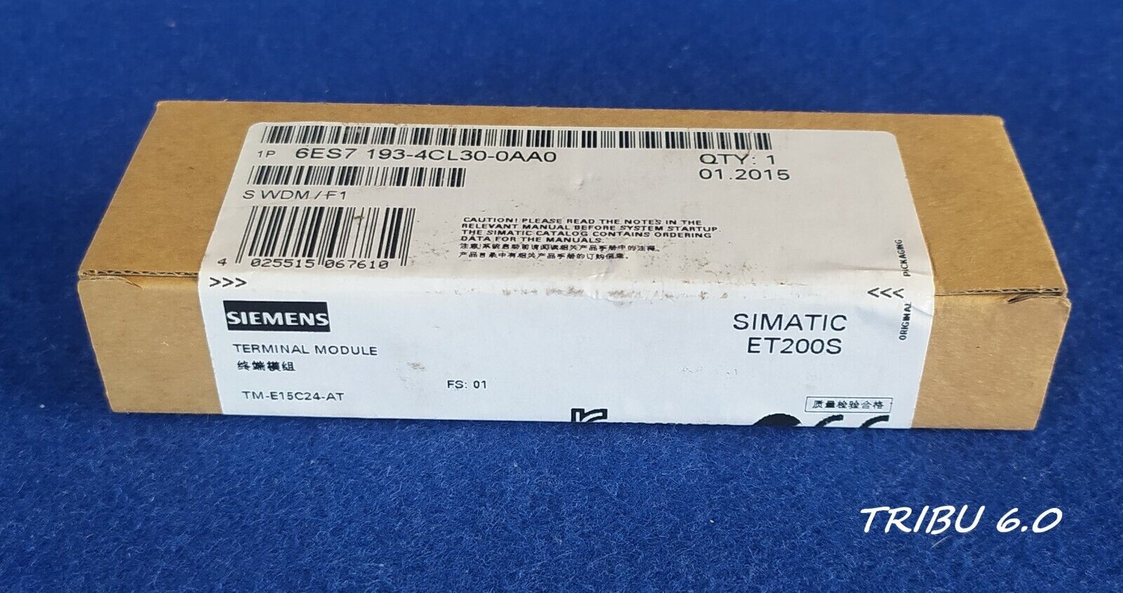 SIEMENS SIMATIC ET 200S TERMINAL MODULE 6ES7 193-4CL30-0AA0 ¡¡SIN ABRIR!!