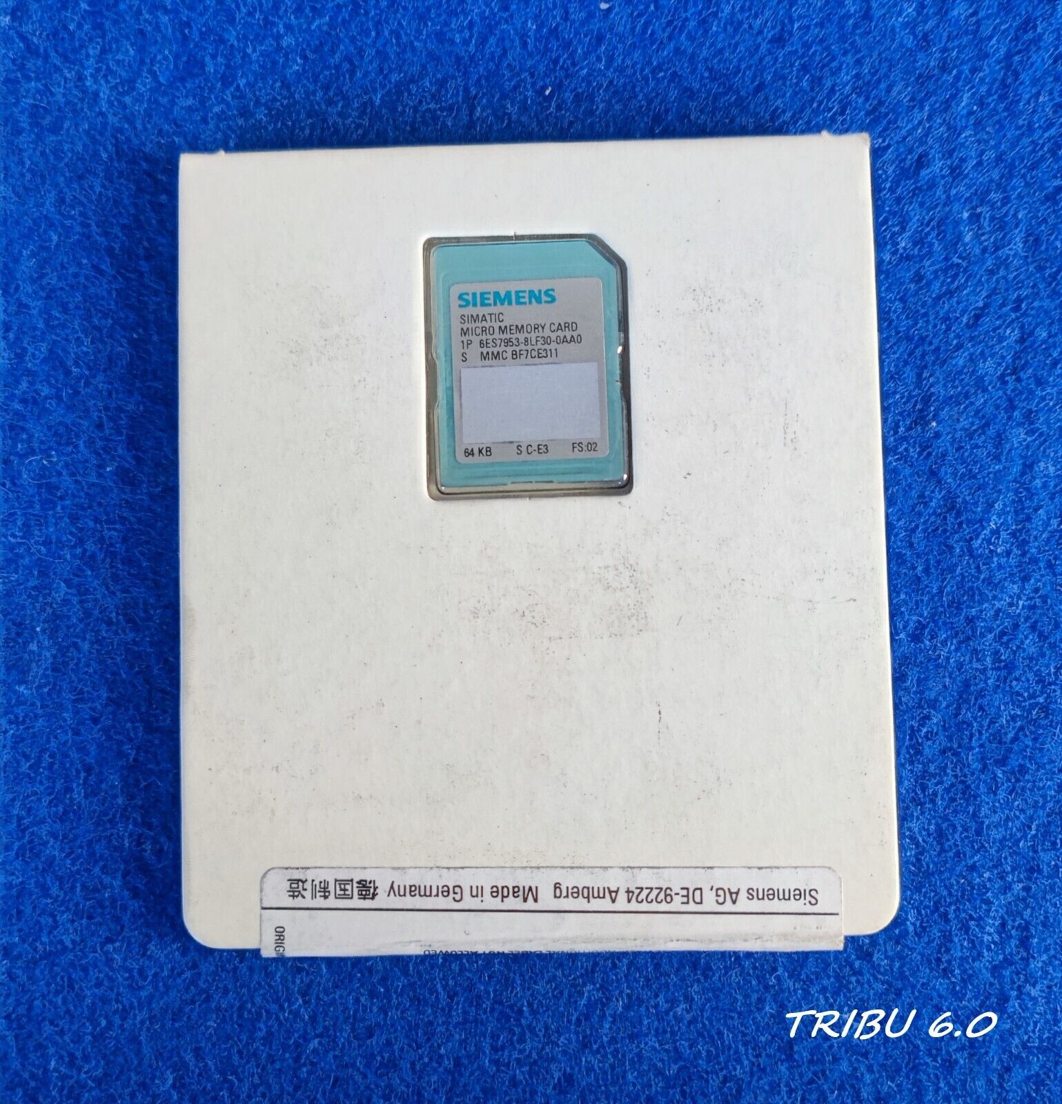 SIEMENS SIMATIC S7-300 MEMORY CARD 64 KB MMC 6ES7 953-8LF30-0AA0 ¡¡SIN ABRIR!!