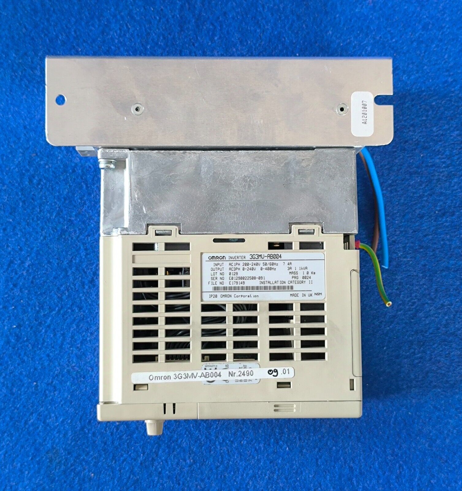 OMRON INVERTER 3G3MV-AB004 0,55kW + RASMI 3G3MV PFI 1010-E - Imagen 6