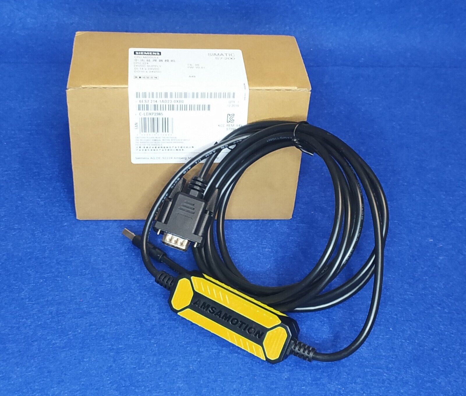 CONJUNTO CPU SIEMENS 214-1AD23-0XB0 + CABLE USB-PPI para PLC S7-200 - Imagen 5