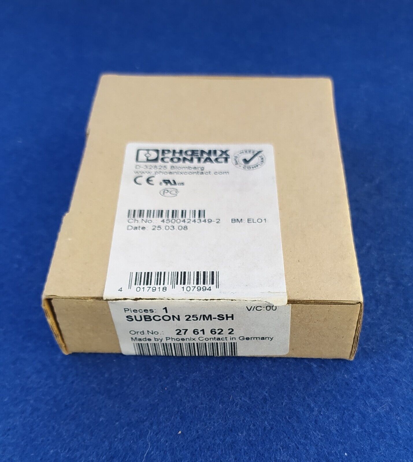 PHOENIX CONTACT SUBCON 25M-SH - 2761622 / CONECTOR DE BUS D-SUB - Imagen 3