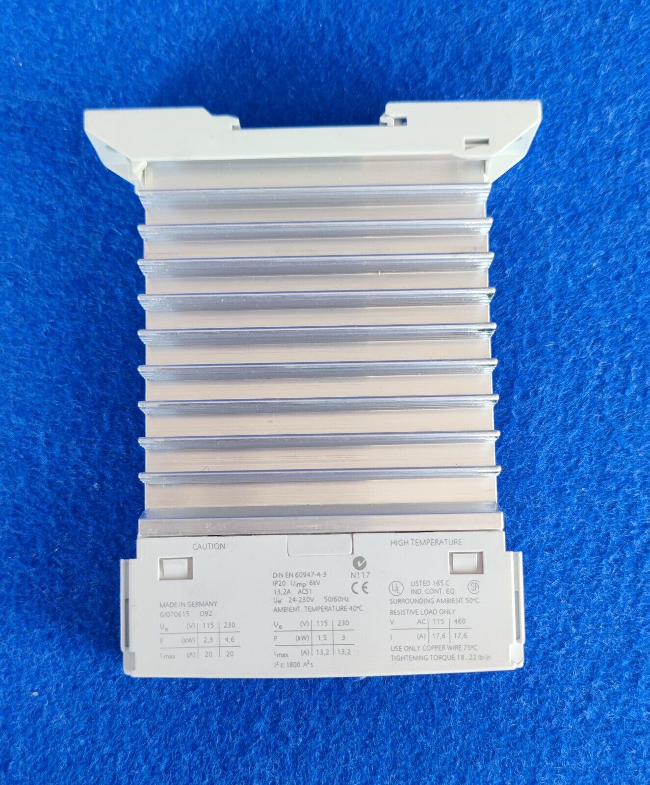CONTACTOR ESTATICO MONOFASICO SIEMENS 3RF2320-1AA02 - Imagen 8