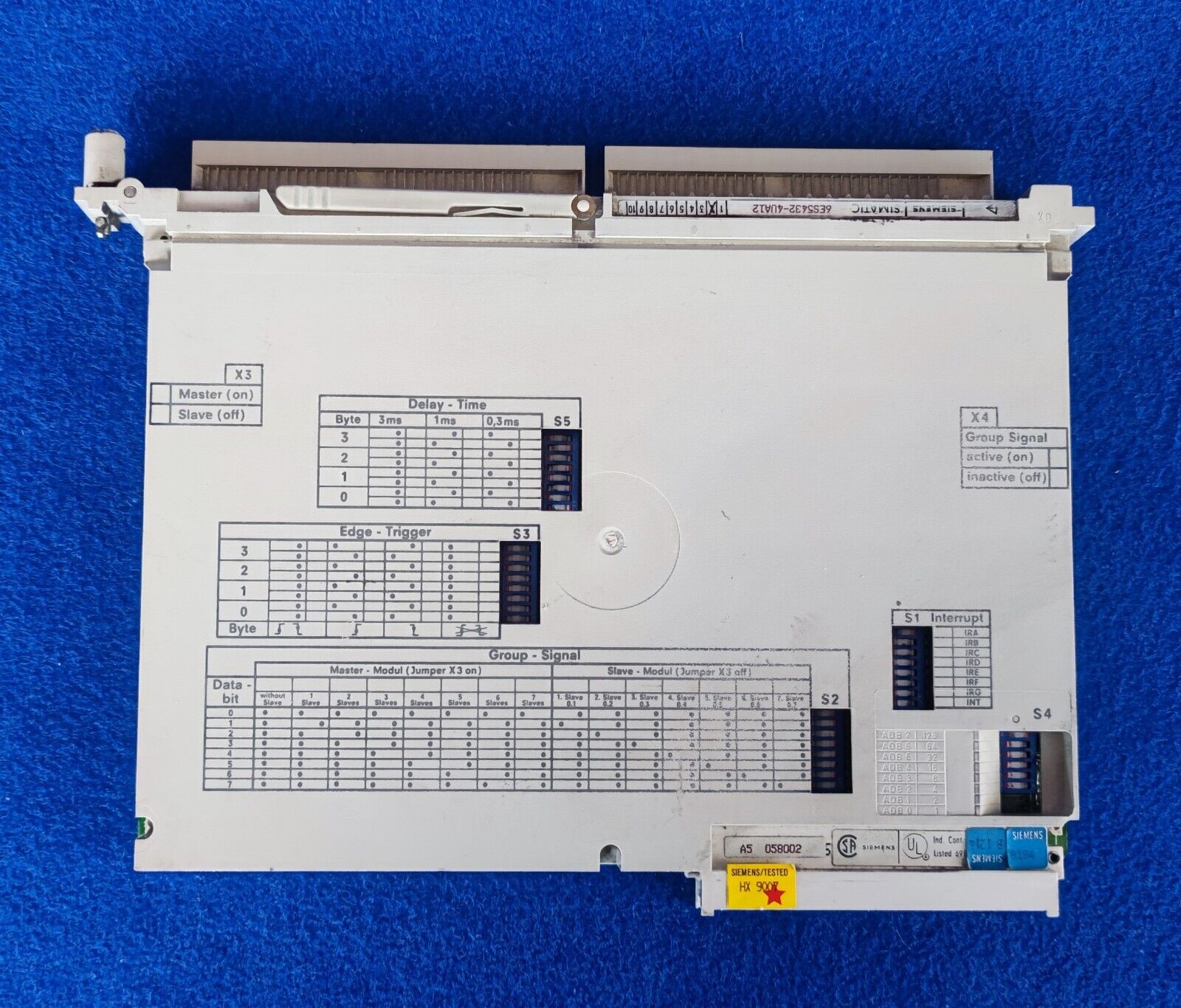 SIEMENS SIMATIC S5 6ES5432-4UA12 32 ENTRADAS DIGITALES 6ES5 432-4UA12 - Imagen 3