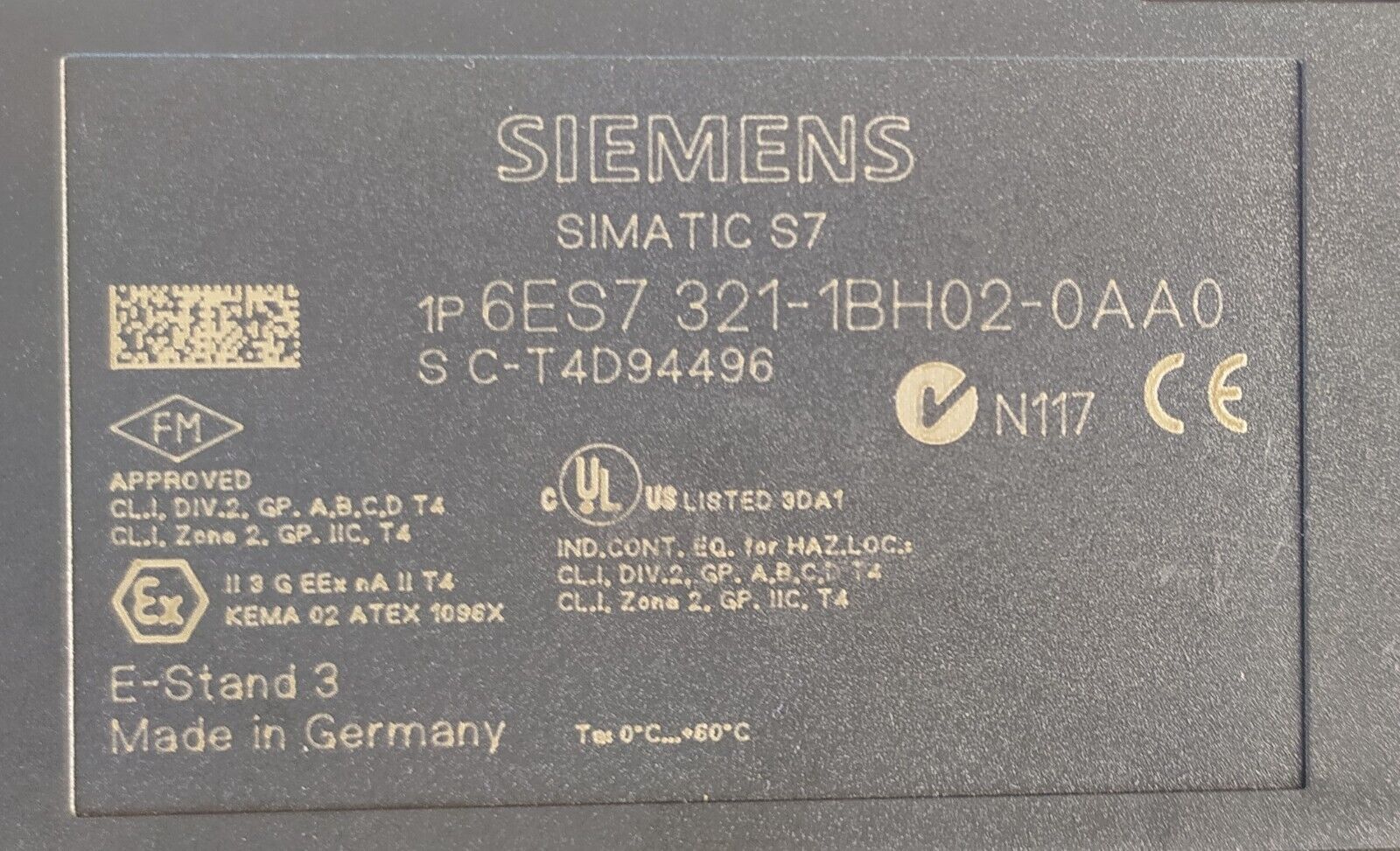 SIEMENS SIMATIC S7-300 SM321 16 ENTRADAS DIGITALES. 6ES7 321-1BH02-0AA0 - Imagen 8