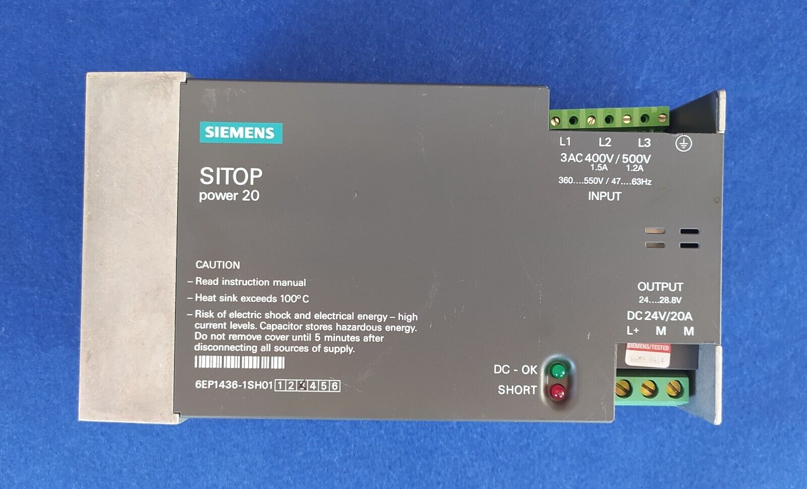 SIEMENS SITOP POWER 20 6EP1436-1SH01 6EP1 436-1SH01