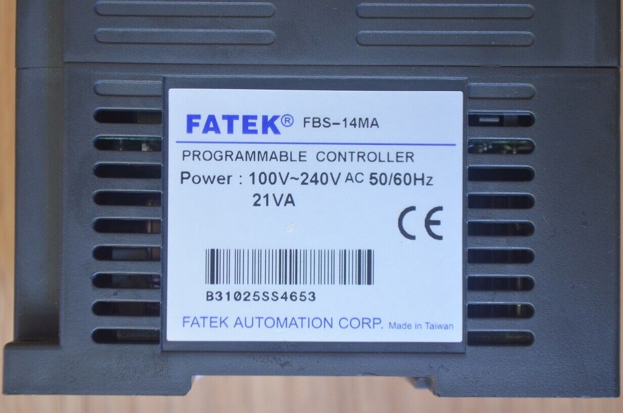 FATEK PROGRAMMABLE CONTROLLER FBS-14MA - Imagen 5