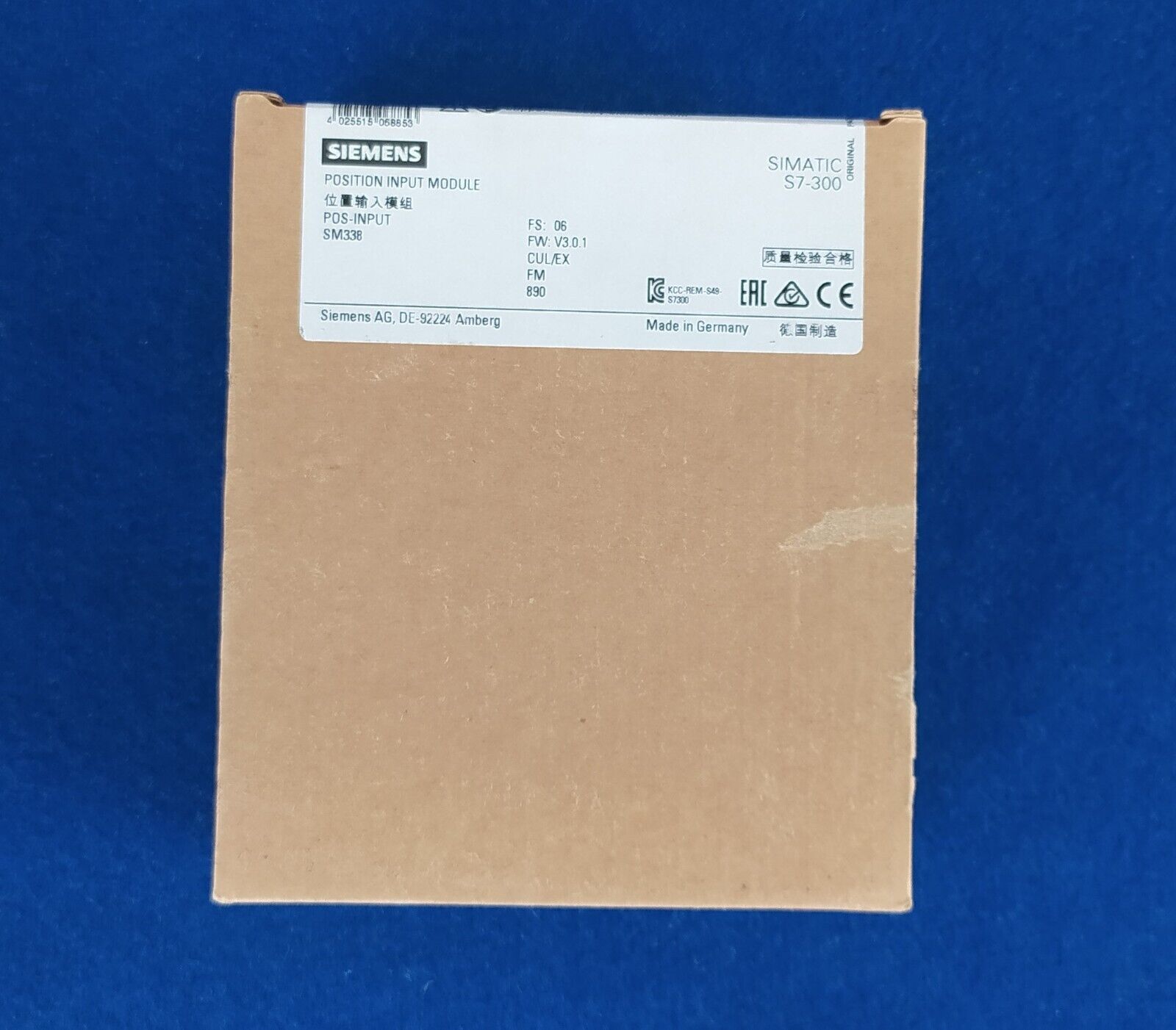SIEMENS SIMATIC 6ES7 338-4BC01-0AB0 PARA ST-300 ¡¡TOTALMENTE NUEVO!! - Imagen 6