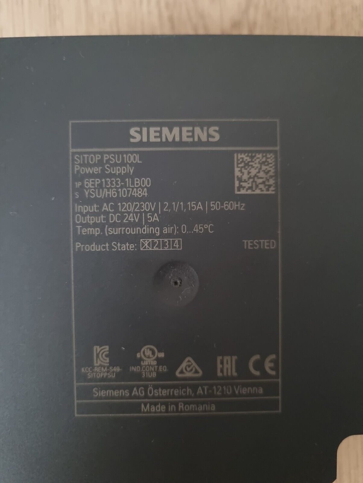 FUENTE DE ALIMENTACION 6EP1333-1LB00 SIEMENS SITOP PSU100L 5 A. - Imagen 6