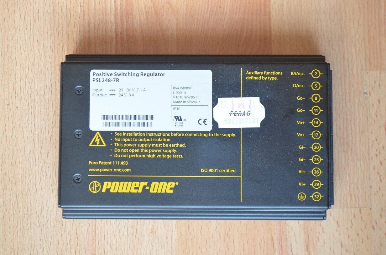 POWER-ONE PSL 248-7R POSITIVE SWITCHING REGULATOR