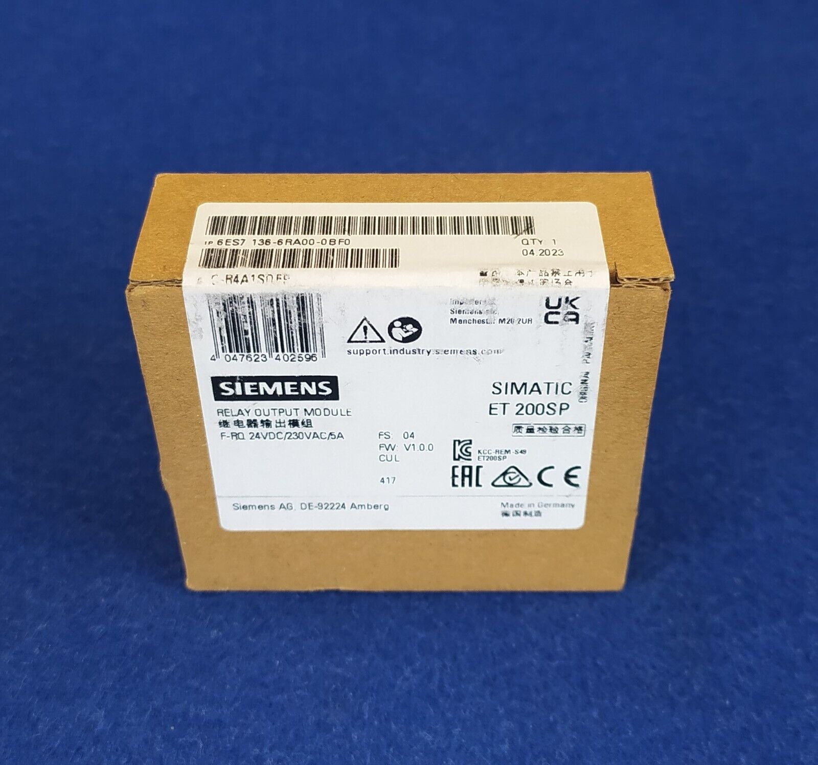 SIEMENS SIMATIC 6ES7 136-6RA00-0BF0 PARA ET 200SP ¡¡TOTALMENTE NUEVO!! - Imagen 3