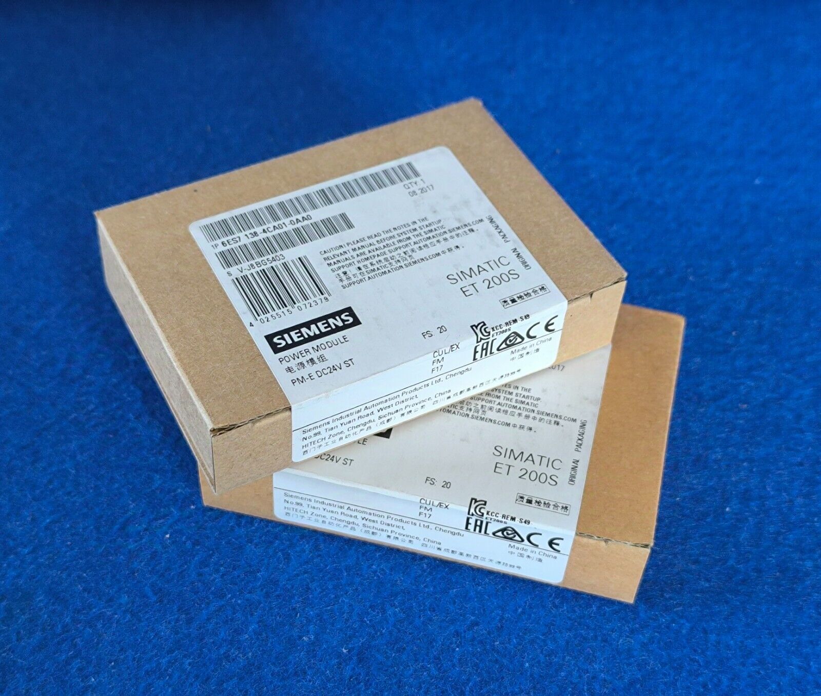 SIEMENS SIMATIC ET200S POWER MODULE 6ES7 138-4CA01-0AA0 - Imagen 3