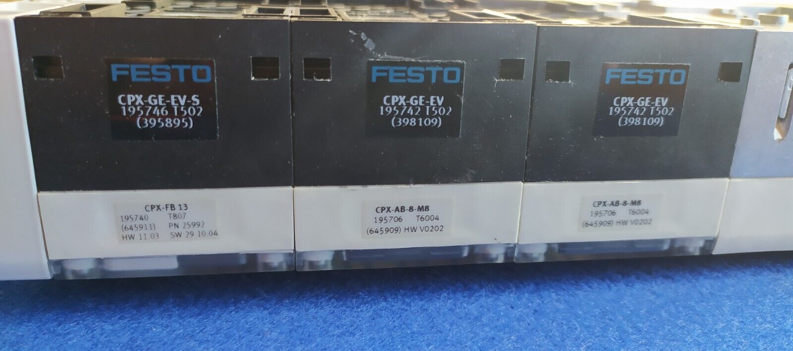 CONJUNTO FESTO VMPA1-FB-EMS-8 /-EPL-EV / GE-EV-5 / FB 13 / AB-8-M8 - Imagen 9