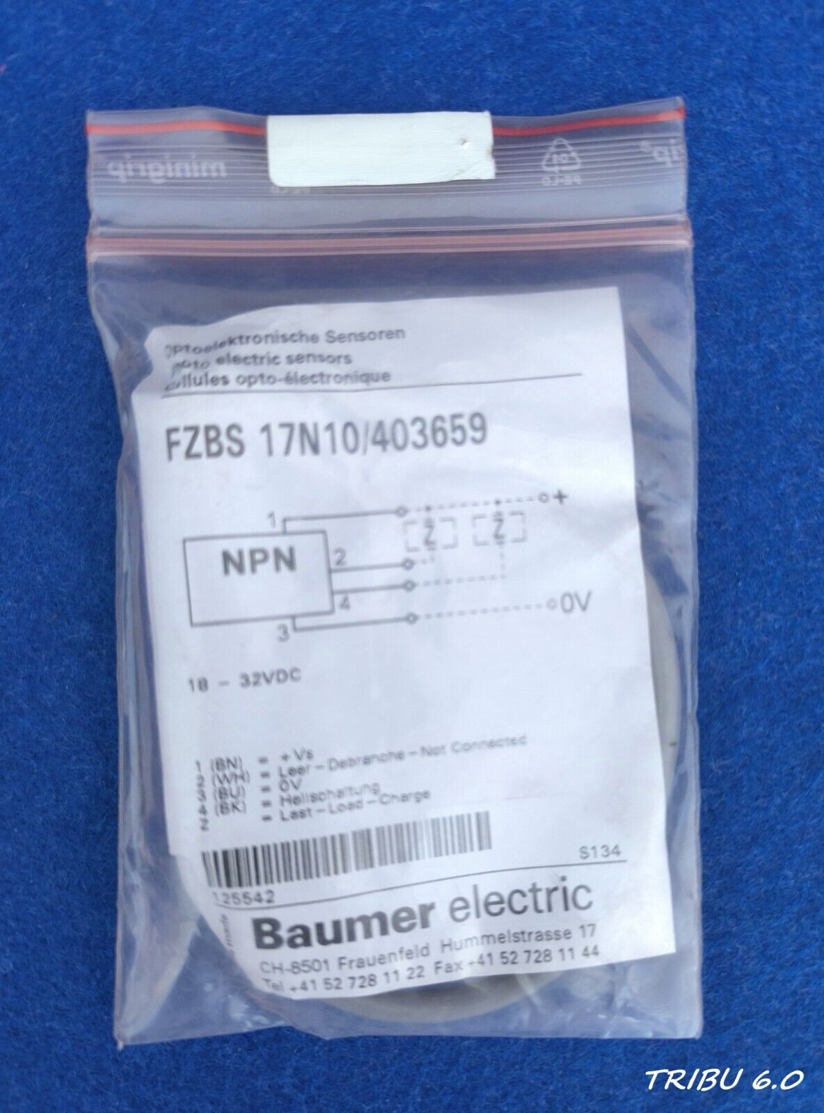 FOTOCELULA BAUMER FZBS 17N10/403659 FZBS 17N10 403659 - Imagen 3