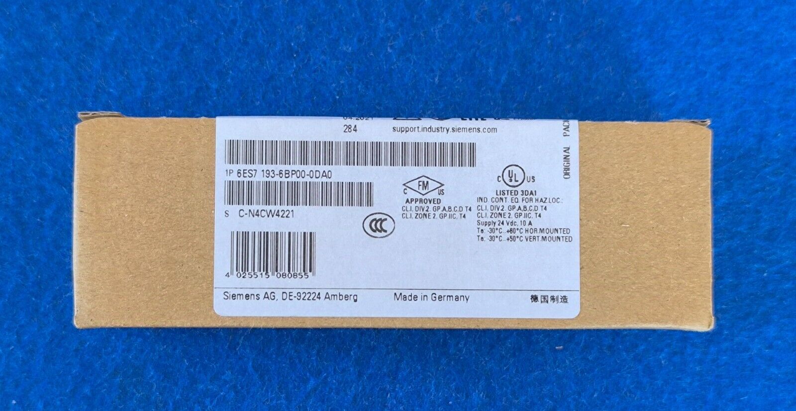 SIEMENS SIMATIC ET 200SP TERMINAL MODULE 6ES7 193-6BP00-0DA0 ¡¡ NUEVO !! - Imagen 3