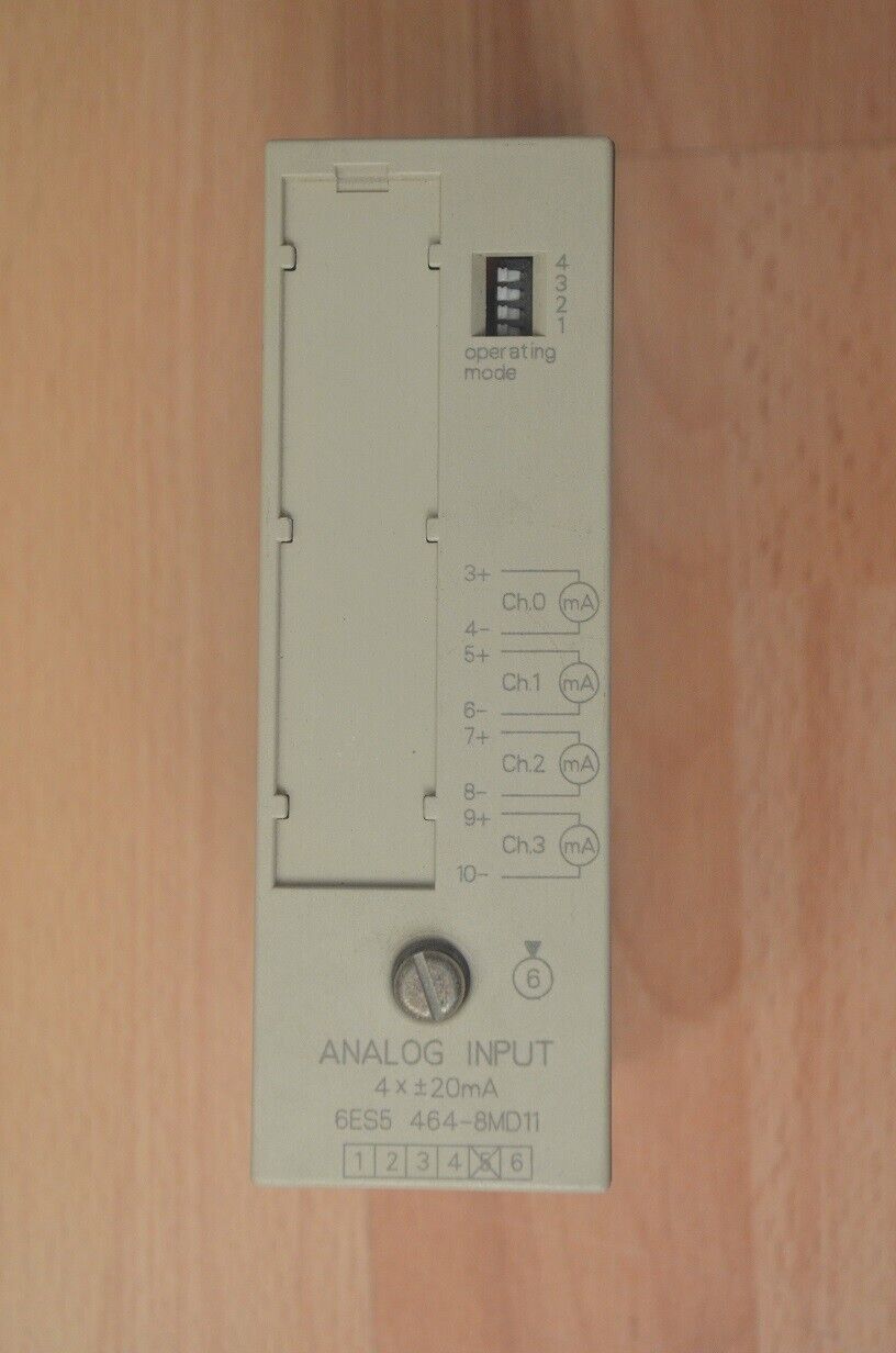 SIEMENS SIMATIC S5 4 x ANALOG INPUT. 6ES5 464-8MD11