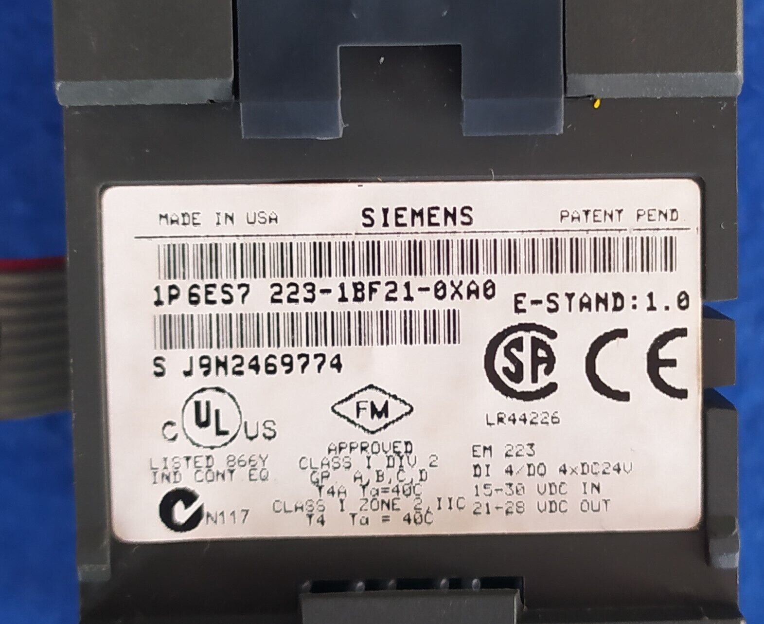 SIEMENS SIMATIC S7-200 6ES7 223-1BF21-0XA0 Digital I/O EM 223 - Imagen 6