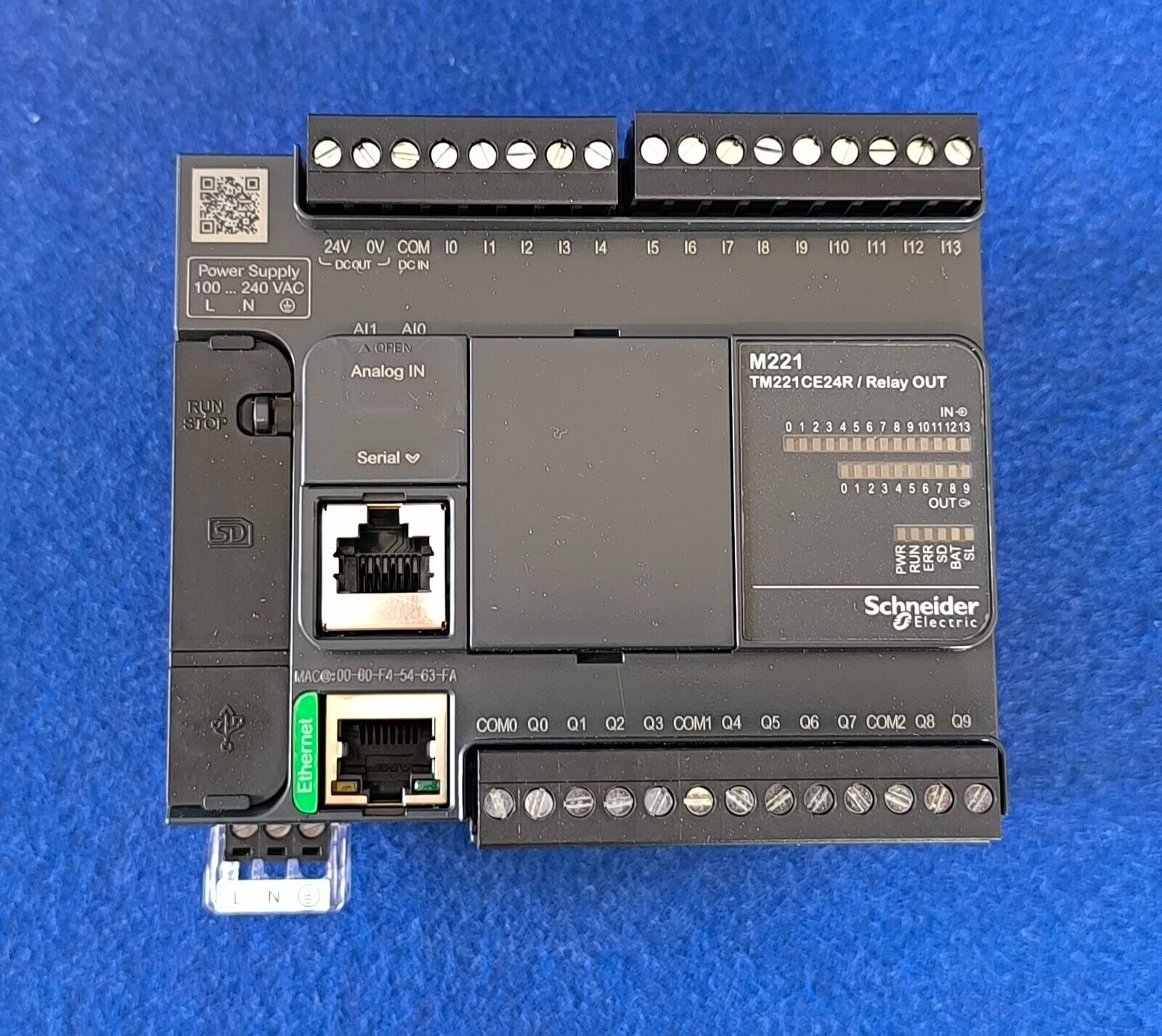 SCHNEIDER TM221CE24R Controlador con Ethernet 24 ES RELAY *NUEVO* - Imagen 4