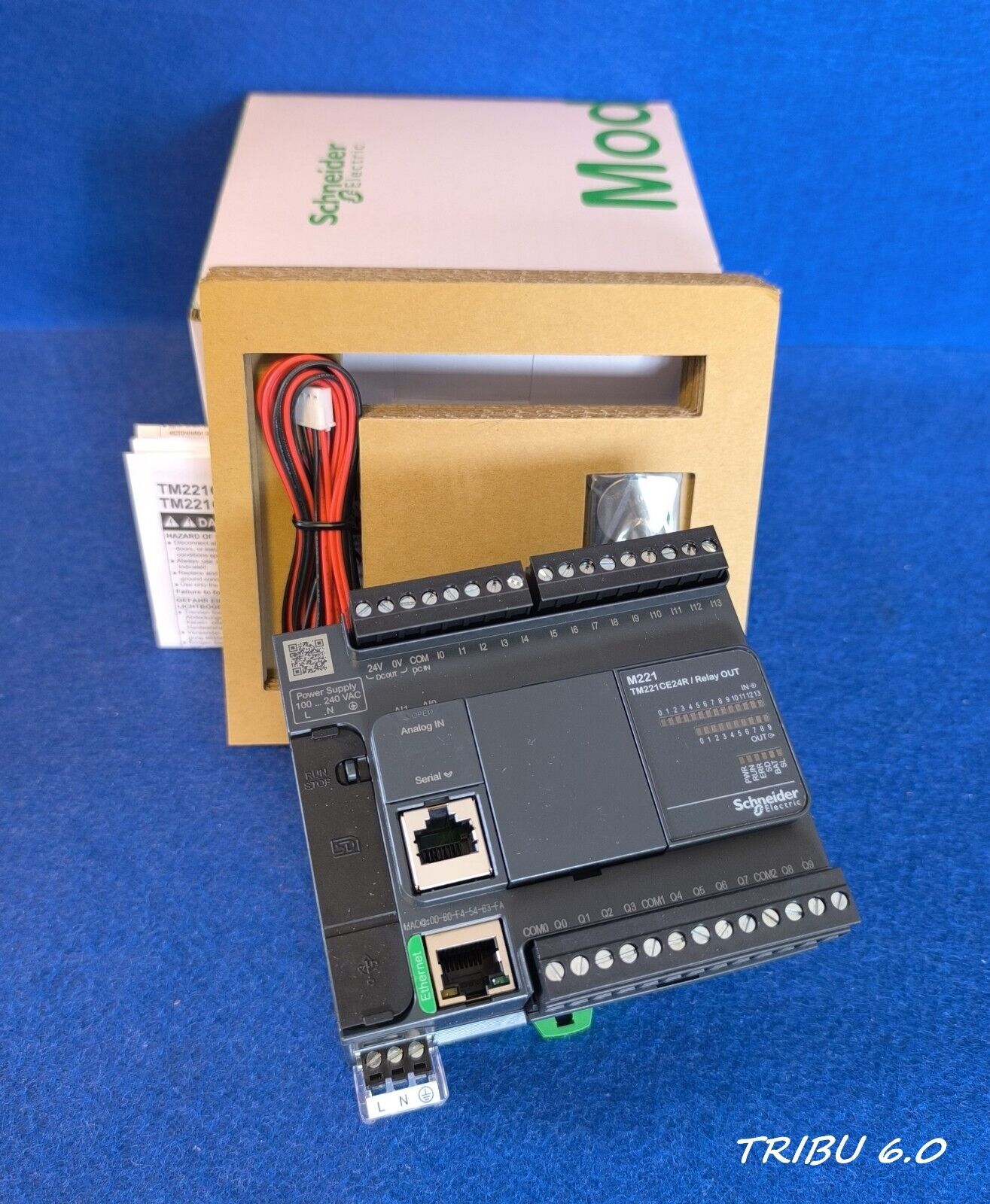 SCHNEIDER TM221CE24R Controlador con Ethernet 24 ES RELAY *NUEVO* - Imagen 5