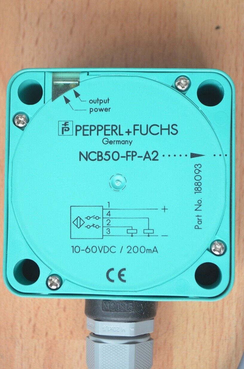 SENSOR INDUCTIVO PEPPERL+FUCHS NCB50-FP-A2 PNP 50 mm - Imagen 3