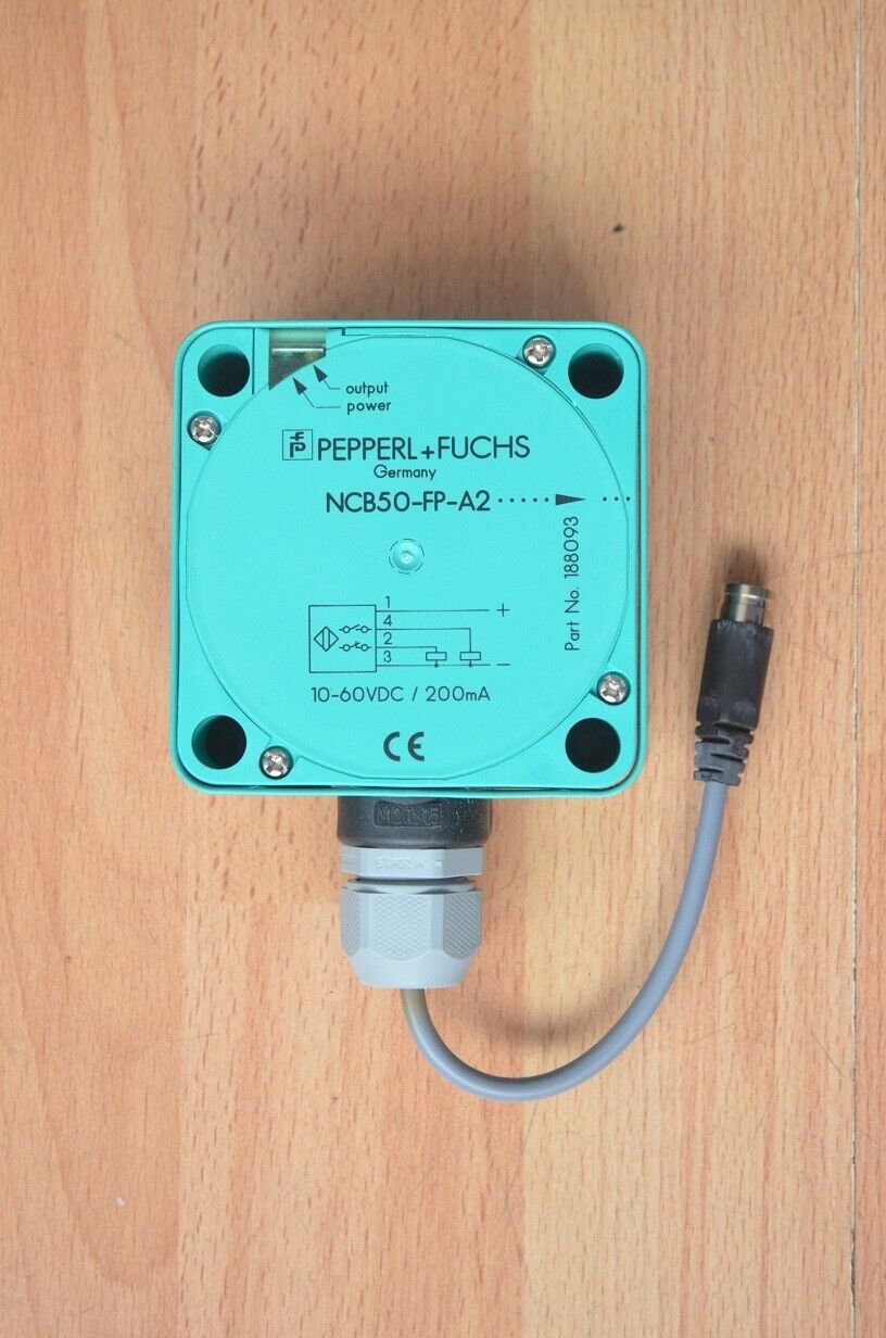 SENSOR INDUCTIVO PEPPERL+FUCHS NCB50-FP-A2 PNP 50 mm