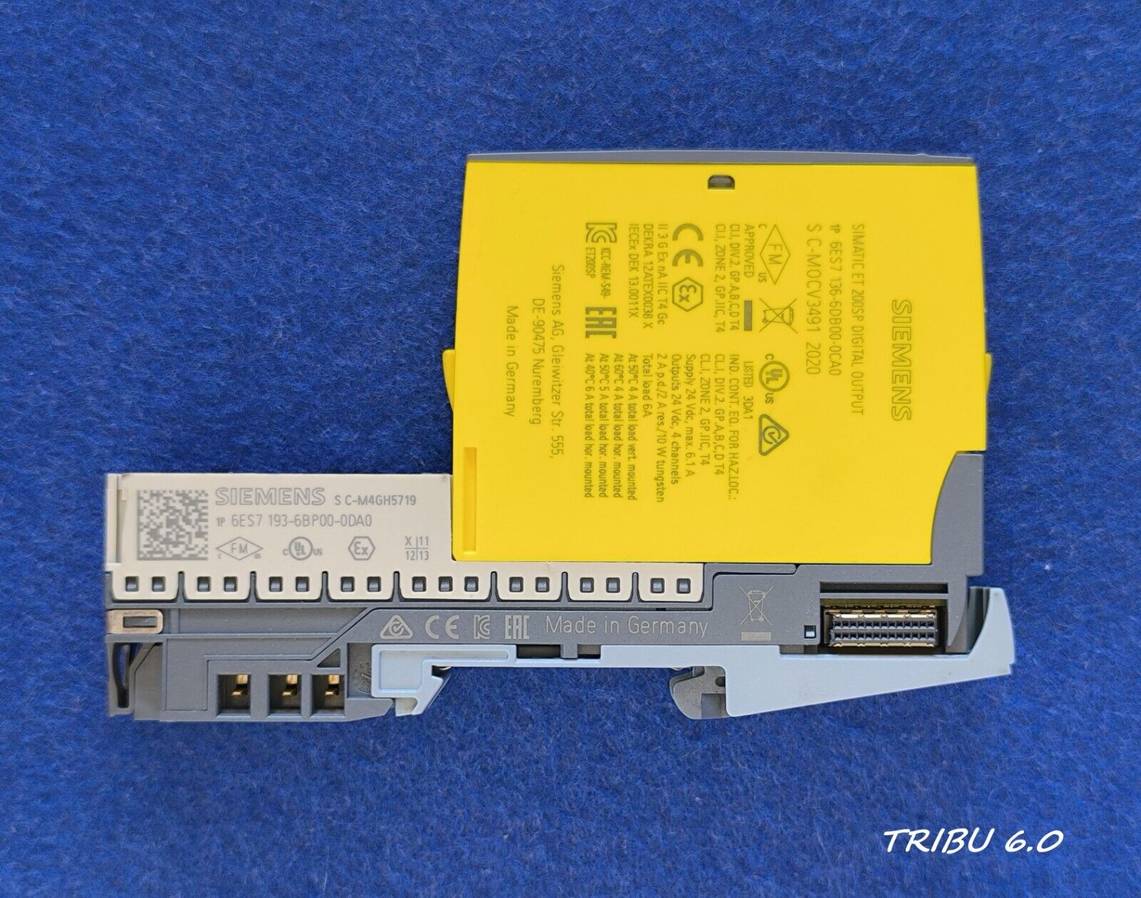 SIEMENS SIMATIC 6ES7 136-6DB00-0CA0 MODULO PARA ET 200SP + CONECTOR