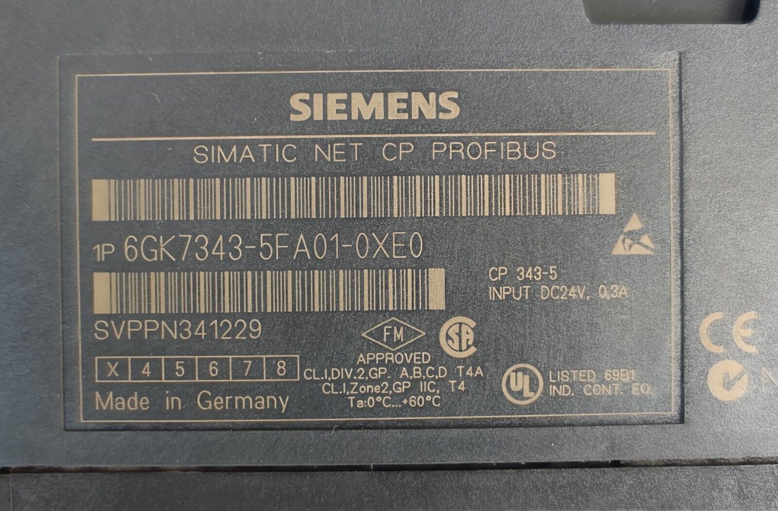 SIEMENS 6GK7 343-5FA01-0XE0 SIMATIC NET CP PROFIBUS CP 343-5 - Imagen 6