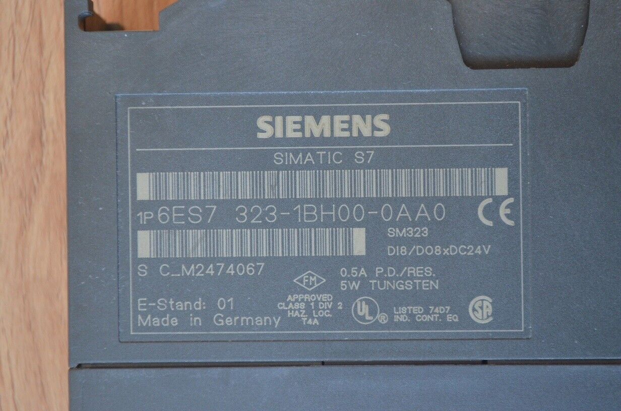 SIEMENS SIMATIC S7-300 SM323 8 ENT. / 8 SAL. 6ES7 323-1BH00-0AA0 + FRONTAL - Imagen 6